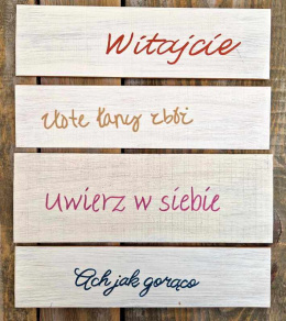 Zestaw deseczek - 4 szt