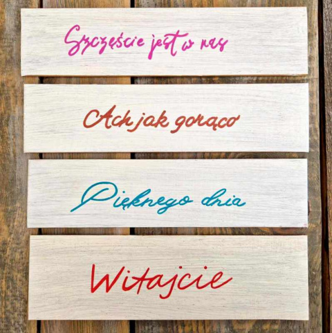 Zestaw deseczek - 4 szt Zestaw deseczek - 4 szt