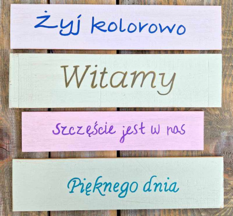 Zestaw deseczek - 4 szt Zestaw deseczek - 4 szt