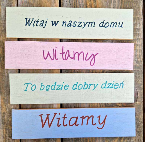 Zestaw deseczek - 4 szt Zestaw deseczek - 4 szt