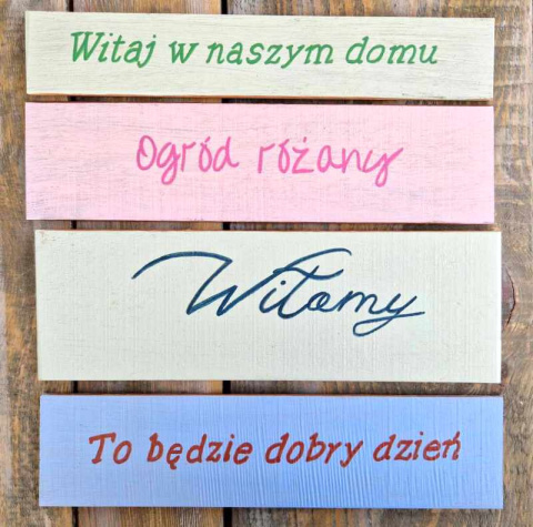 Zestaw deseczek - 4 szt Zestaw deseczek - 4 szt