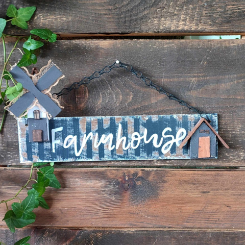 FARMHOUSE Z WIATRAKIEM deseczka