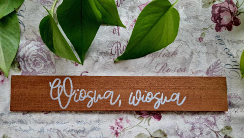 Deseczka wiosenna/wielkanocna Deseczka wiosenna/wielkanocna