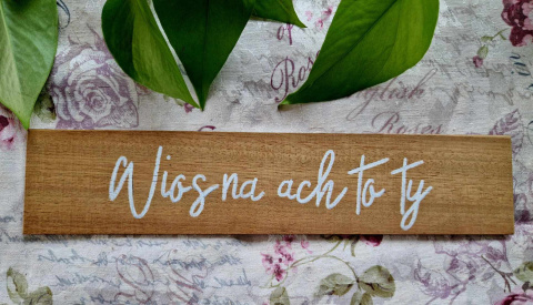 Deseczka wiosenna/wielkanocna Deseczka wiosenna/wielkanocna