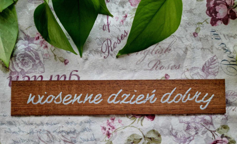 Deseczka wiosenna/wielkanocna Deseczka wiosenna/wielkanocna